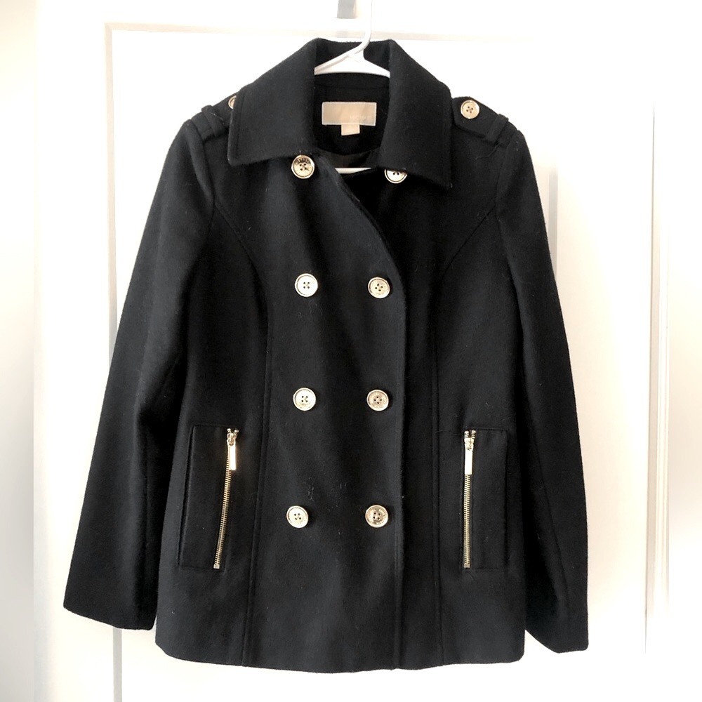 Michael Kors Black Peacoat